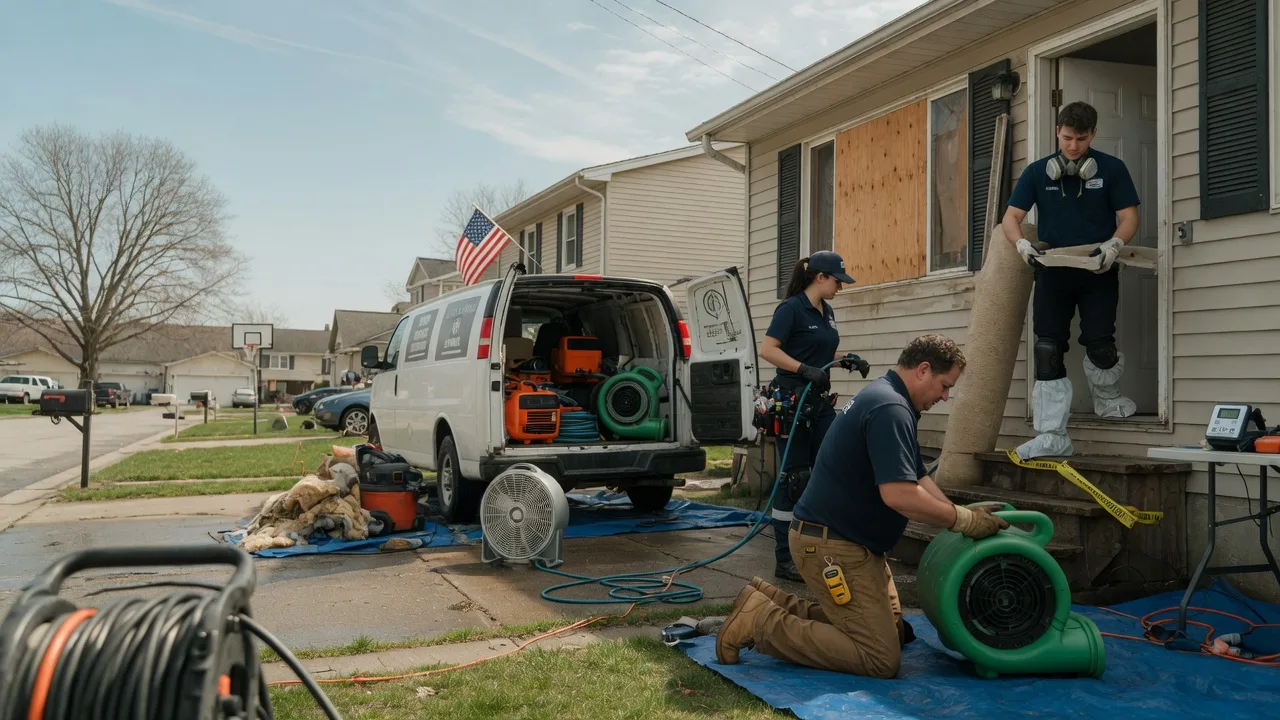 Water Damage Restoration in Kinsman, IL near me